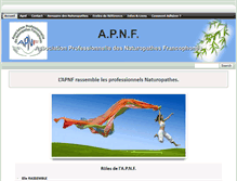 Tablet Screenshot of apnfma.org